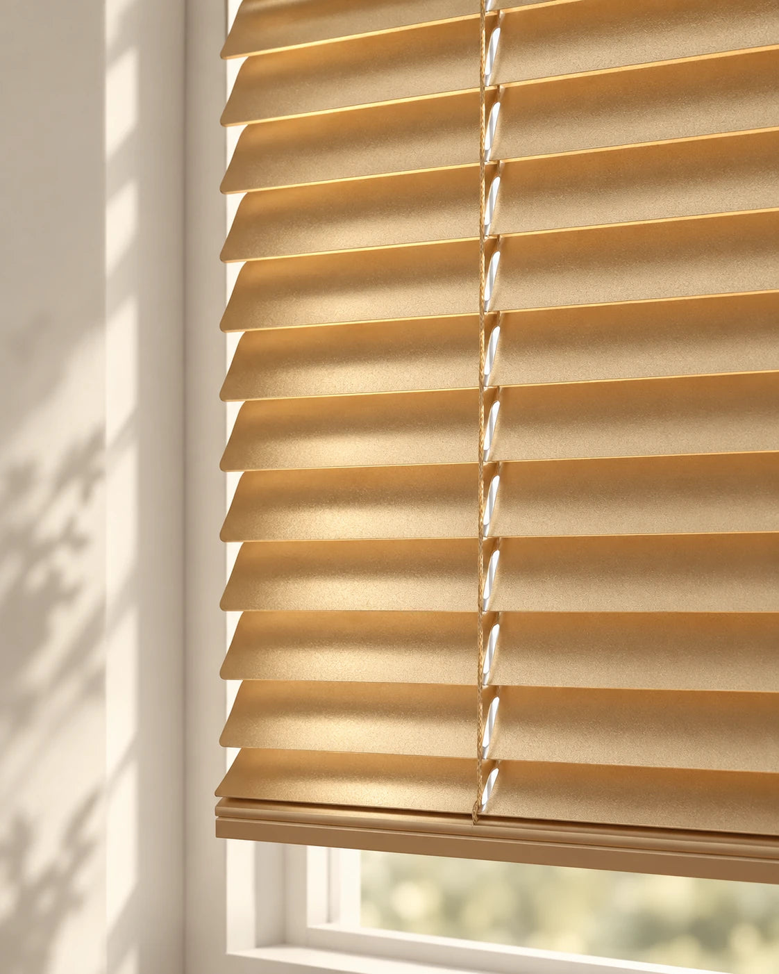 C-profile aluminum blinds · Slat detail