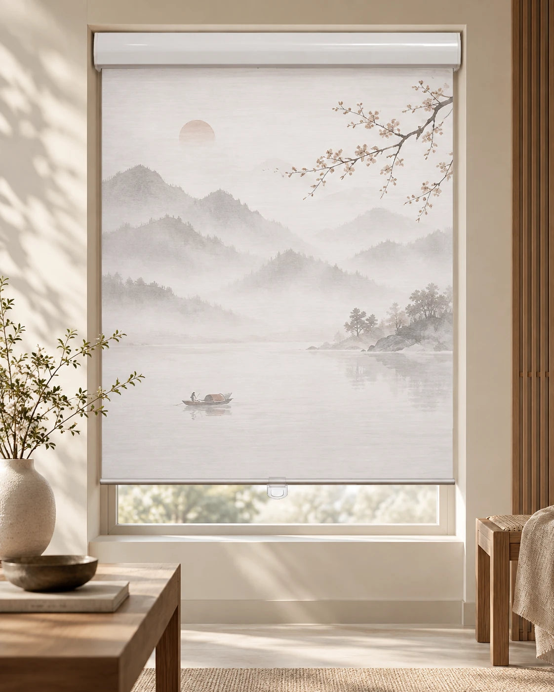 Printed roller shade
